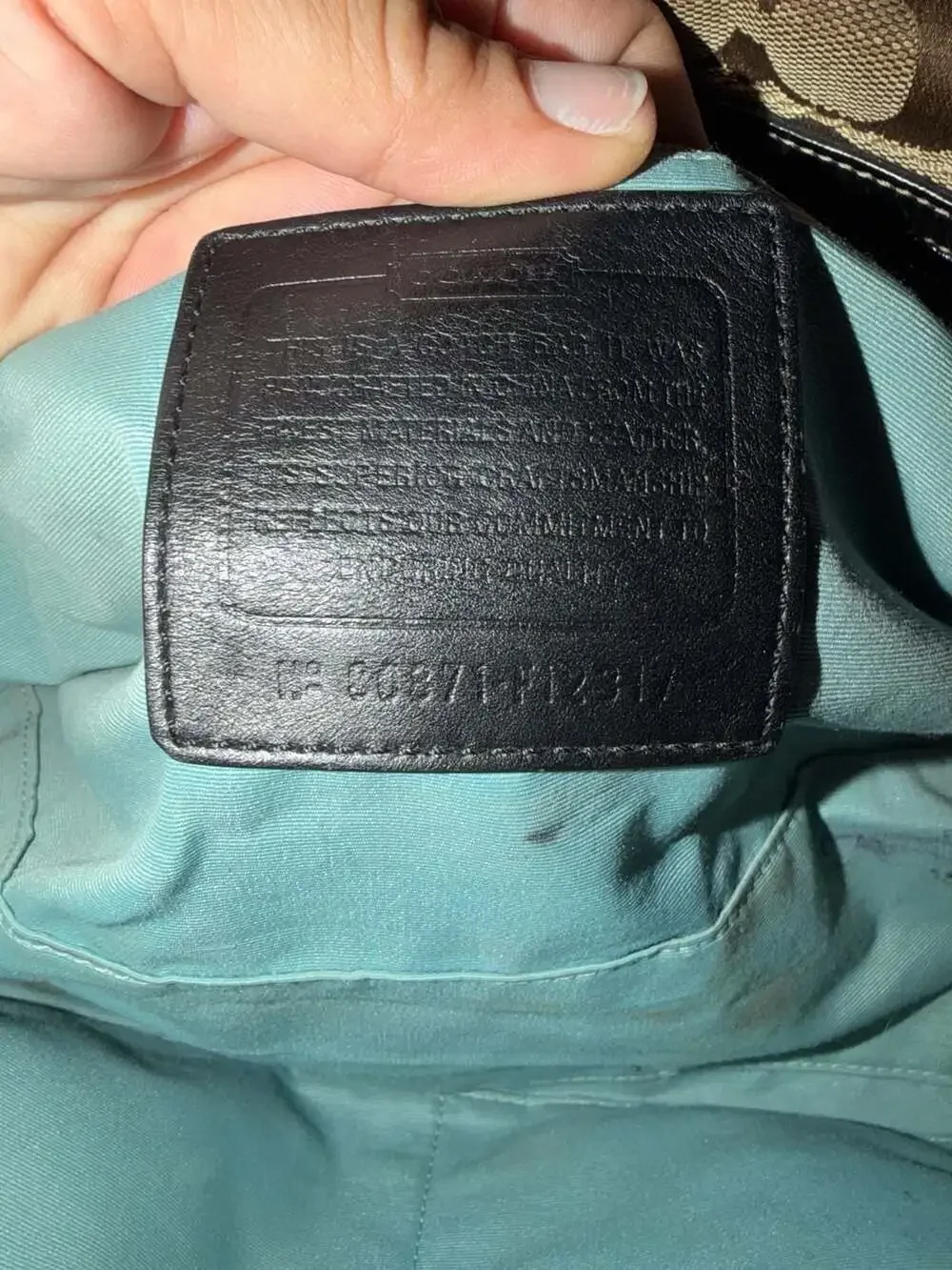 Coach Soho Signature Patchwork Mini Boston Satchel Shoulder Bag F12317